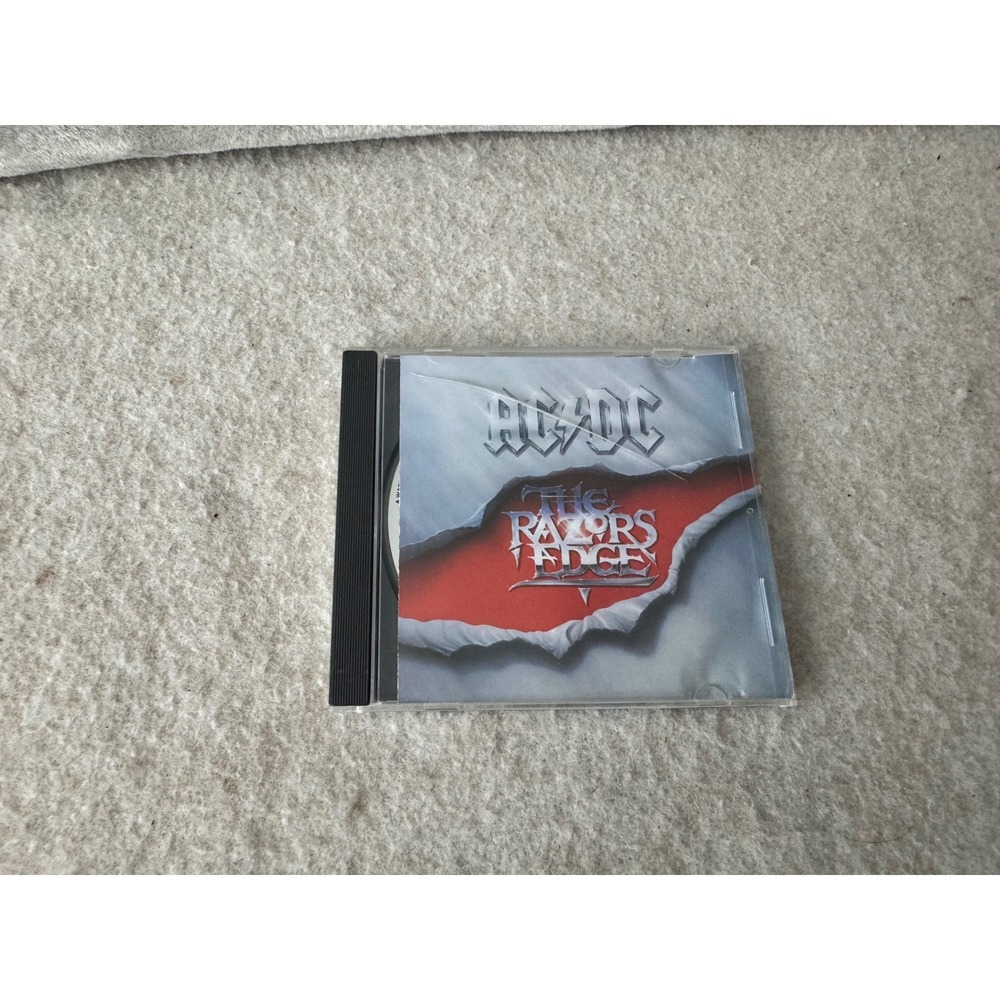 AC/DC The Razors Edge CD 1990 Hard Rock Album 7567-91413-2 Thunderstruck